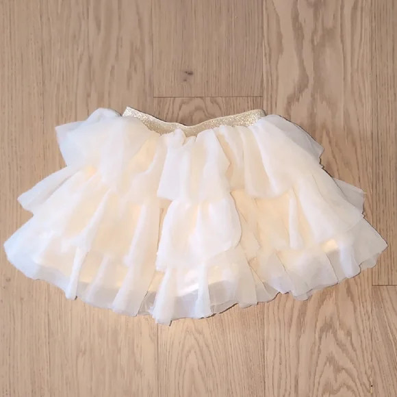 Jamie Kay Valentina Tulle Skirt - Vanilla Bean 2Y - Picture 3 of 5